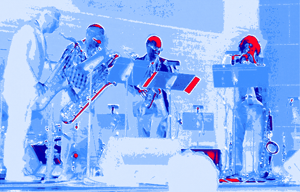 Rova Saxophone Quartet performing 'Faces In A Crowd'