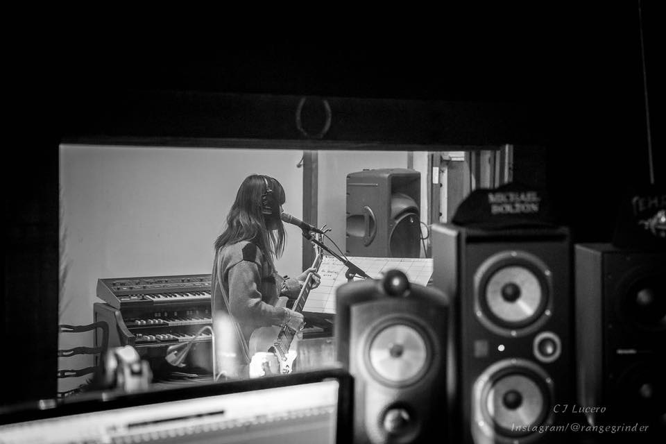 Vanessa Silberman at Lucky Recording Studio in Brisbane Ca., Photo by Photo by CJ Lucero/@rangegrinder